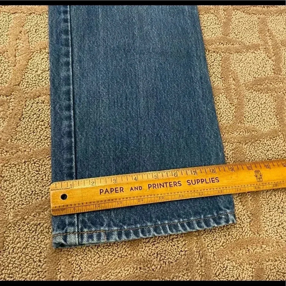 Vtg GWG Denim Jeans 36x32 - Naturally Distressed - Picture 6 of 9